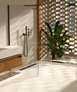 Dusche mit Duschabtrennung​